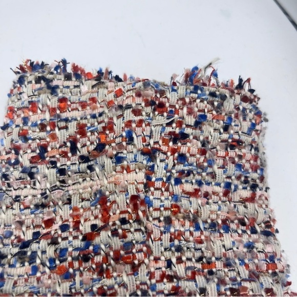 H&M Multi-Coloured Textured Blazer Jacket Women's 8 - Picture 7 of 12